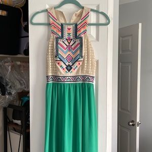 Champagne and strawberries NWT maxi dress